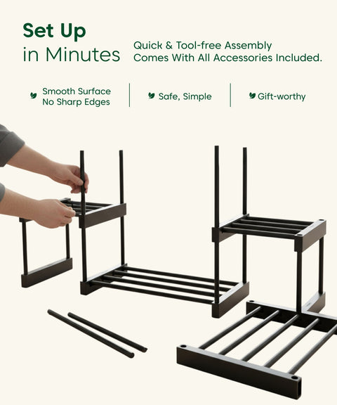 Kyari Adjustable 7 Level Plant Stand 2