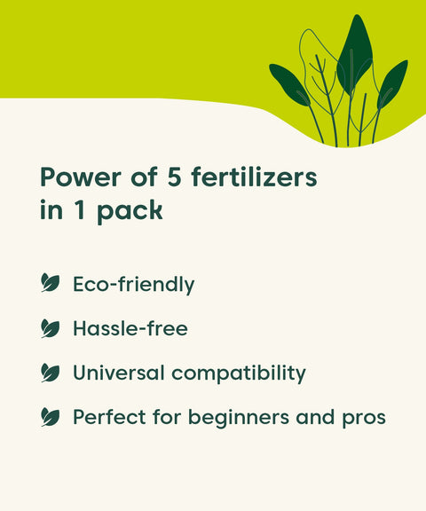 Kyari All-in-One Plant Care Kit - 5 Organic Boosters