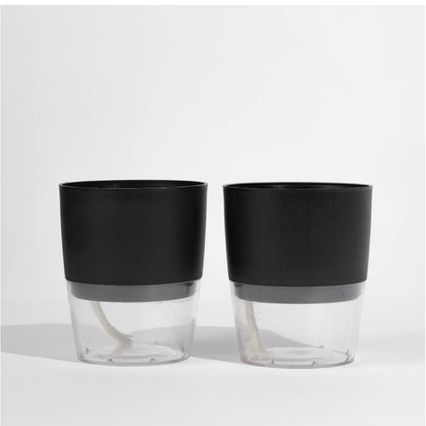 Kyari Poetic Pot Combo of 2 Black