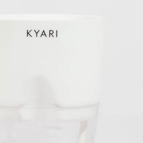 Kyari Poetic Pot Combo of 2 White