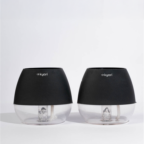 Kyari Nova Pot Combo of 2 Black